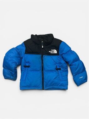 The North Face Royal Blue and Black 700 Puffer Jacket
